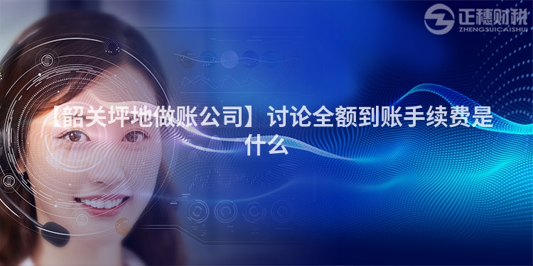 【韶關坪地做賬公司】討論全額到賬手續費是什么