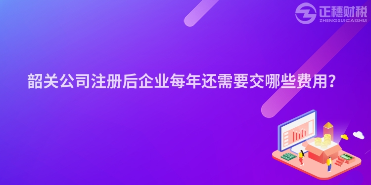 韶關公司注冊后企業每年還需要交哪些費用？