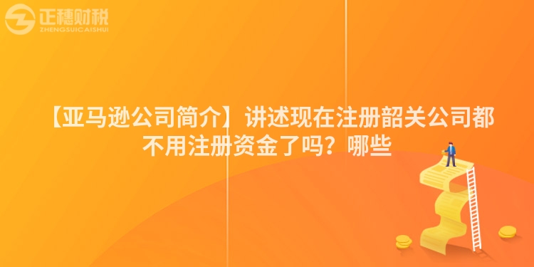 【亞馬遜公司簡介】講述現在注冊韶關公司都不用注冊資金了嗎？哪些