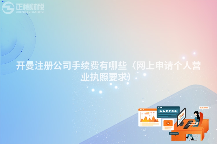 開曼注冊公司手續(xù)費有哪些（網(wǎng)上申請個人營業(yè)執(zhí)照要求）