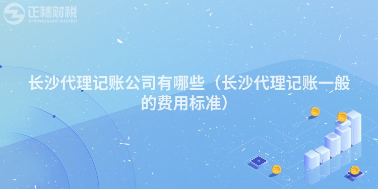 長沙代理記賬公司有哪些(長沙代理記賬一般的費用標準)