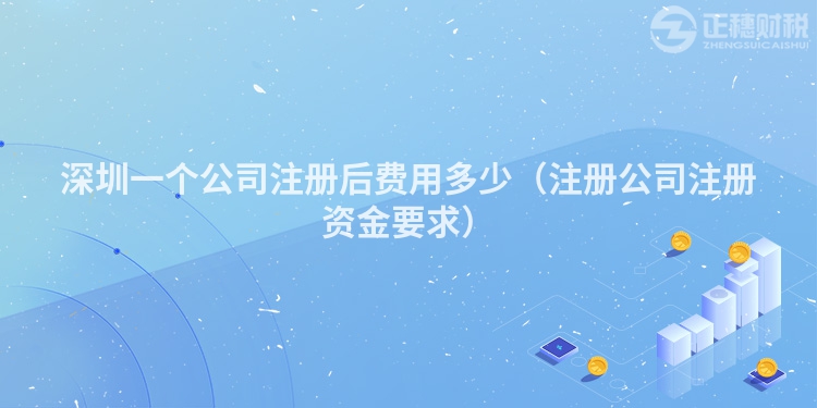 深圳一個公司注冊后費用多少（注冊公司注冊資金要求）